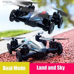 드론 TOSR KB-68 LAND-AIR DRONE 4K HD 카메라 RC 자동차 헬리콥터 FPV 접이식 전문 쿼드 콥터 WiFi Dron 장애물 회피 장난감 YQ240213