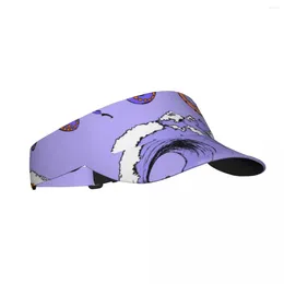 Berets Sports Sun CAP Regulowane wizjot Ochrona UV Top Tennis Golf Bieganie Kapelusz przeciwsłoneczny Octopus Sea Sea Sea Voyages Purple Print