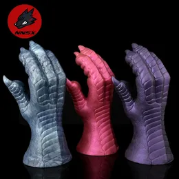 NNSX Silikon Soft Paw Dragon Claw Dildo Sexiga leksaker för kvinnor och män Fantasy Animal Clitoral Nipples Stimulation Adult Shop 240202