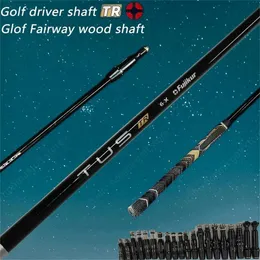 Golf-Driver-Schaft FujiVen TR 567, schwarze Farbe, hochelastischer Graphit-Schlägerschaft, Flex RSX, kostenlose Montagehülse und Griff 240124