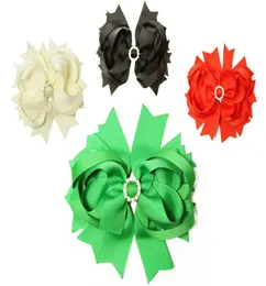 30oCs 45 -warstwowy ED Boutique Spike Hair Bows Clip z rhinestone1389478