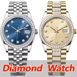 Herrenuhr Desinger Uhren Hochwertiges 36-mm-Designarmband Diamant Automatische mechanische Uhr 904L Edelstahl Saphir Paar Modeuhr mit Box