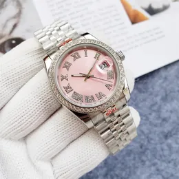 Ladies casuais relógios de movimento mecânico Relógios automáticos 36mm Mulheres assistem a pulseira de metal original Montres de luxu