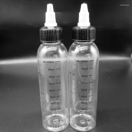 Storage Bottles Unicron Bottle 120ml/3OZ Silk Printing Scale With Twist Off Cap Hair Gel Water Bpttle E Liquid