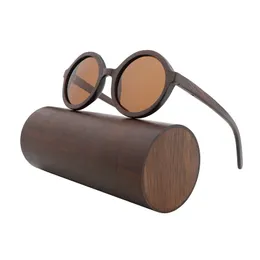 Retro Fashion Sunshades Herren-Sonnenbrille mit Bambusrahmen, polarisiert, geschnitztes Design, quadratischer Stil, 240131