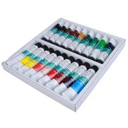 Profesyonel 18 Renk Oje 3D Tırnak Sanatı Boyama Tasarım Tüp Pigment Vernik Manikür Aracı 240129