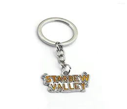 Брелки для ключей Game Stardew Valley, брелки для мужчин и женщин, брелок для ключей, сумка для ключей в автомобиле, кольцо-держатель Porte Clef, ювелирные изделия, подарки8805509