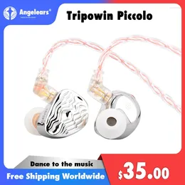 Tripowin Piccolo في سماعات الأذن 11 ملم تجويف مزدوج LCP سماعات أذن Distric