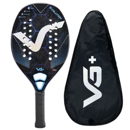 Pro Racket Beach Tennis Full12kkevlar Carbon Eva Soft with Cover Work Tenis Raquete 240122