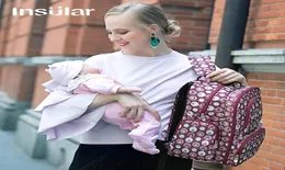 أسلوب جديد معزول كبير السعة كبيرة الطفل حفاضات حقيبة أزياء الحفاض تغيير حقيبة الظهر BAGY Mommy Bag5409580