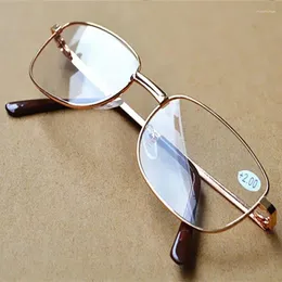 Óculos de sol armação de metal óculos de leitura unissex prescrição presbiopia óculos hipermetropia óculos dioptria 1.0 a 4.0