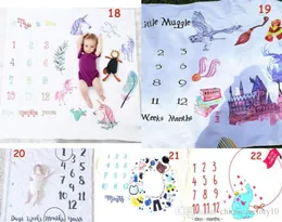 Ins Newborn Unicorn Pography Blankets Wrap Background Props Baby Po Prop Backdrops Easter Infant Letter Soft Blanket New5638287