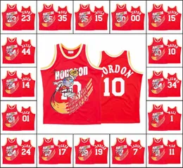 男性ヒューストンロケッツ039039clint capela yao ming elvin Hayes Gerald Green Christian Wood Eric Gordon Custom Red Travis Sott X 5863159