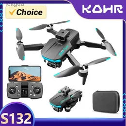 Drones KBDFA S132 Mini Drone GPS Obstacle Avoidance Brushless Motor RC 8K Dual Camera HD Helicopter Professional Quadcopter Dron Toys YQ240213