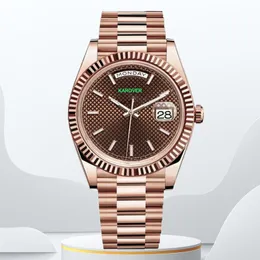 Atacado Mens Watch Designer Relógios de Alta Qualidade Automática Dobrável Fivela Mulheres Relógios 36mm 40mm Rose Gold Classic Relógios de Pulso com Caixa