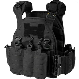 Hunting Jackets Quick Release Nylon Molle Tactical Vest Plate Carrier Military Gear Holder Combat