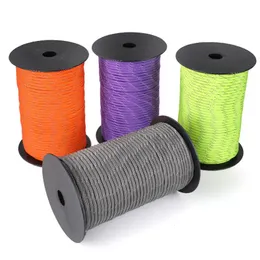 50100m multifunctional 7 Core Reflective 550 Paracord Rope 4 mm Camping Survival Edc Outdoor Parachute Cord Lanyard Rescue rope 240126