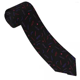 Bow Ties Mens Tie 2024 Fashion Neck Graffiti Classic Elegant Collar Custom DIY Daily Wear Party Quality Necktie Accessories