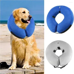 Hundehalsbänder Pet Recovery Aufblasbares Halsband Weicher elisabethanischer E-Halsbandkegel für Hunde und Katzen