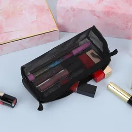 Kosmetiktaschen PU Tragbare Reise-Make-up-Tasche mit Griff und Trennwand Große Toilettenartikel-Öffnung für einfachen Zugriff