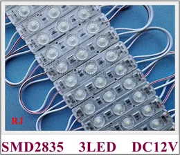 LED MODULE LIGHT لرسالة الإشارة DC12V 71MM*15MM*8MM SMD 2835 3 LED 1.8W 180LM IP65 HAPFUSE Reflection Lens 2024