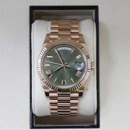 العلامة التجارية World Luxury Watch Best Version Watch Olive Green 2024 60th Anniversary 228235 | العلامة التجارية الجديدة التلقائية eta cal. 3255 شاهد ساعات رجال ضمان لمدة عامين