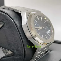 Markenwelt-Luxusuhr Beste Version Uhr 41 mm 15400st Blaue Armbanduhr Brandneue automatische ETA Cal-Uhr 2 Jahre Garantie HERRENUHREN