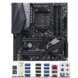 Motherboards AMD X370 ROG CROSSHAIR VI HERO (WI-FI AC) Motherboard Used Original Socket AM4 DDR4 64GB USB3.0 M.2 NVME SATA3 Desktop