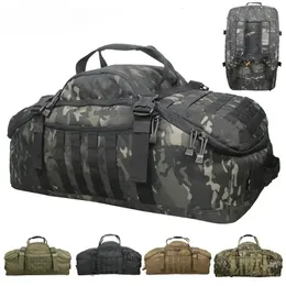 40L 60L 80L Large Duffle Bag Army Tactical Backpack Outdoor Camping Bags Molle Men Military Backpacks Travel for Hiking 240130