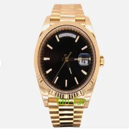 Relógio de luxo mundial da marca Melhor versão ew Relógio 18038 Onyx Dial Mens Watch Novo relógio automático de movimento ETA Cal.3255 com 2 anos de garantia RELÓGIOS MENS