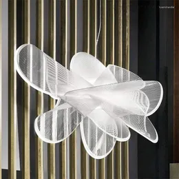 Lustres La Belle Etoile Nordic Fantasia Designer Italiano Branco Lâmpada Minimalista Bar Café Home Iluminação Interior