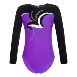 Stage Wear Ballet Gymnastics Leotard For Girls Figure Skating Dance Unitards One-Piece Athletic Clothes ActivewearJumpsuit Costumes