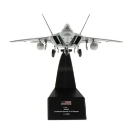 1 100 весы, американский истребитель F-22 Raptor, модель самолета, модель самолета, игрушка в подарок ребенку, 1/100 F-22, пластиковая модель истребителя, комплект 240119