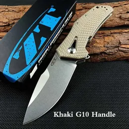 2024 Zero Tolerance ZT 0308 Tactical Folding Knife CPM 20CV Blade Stainless Steel G10/Rosewood Handles Hunting Camping Survival Defense EDC 00