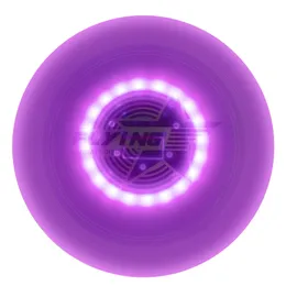 LED Flying Disc 20LED Ultimate Flying Saucer Type C Charging Professional Ultimate Flying Disc for Competitions Team Outdoor Toy 240122
