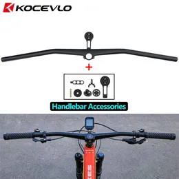 Kocevlo Carbon Fiber AM دراجة Dirt Bike متكاملة Bandebarmtb Mountain Bike XC مقود مع مقبض دراجة للكمبيوتر 800 مم 240131