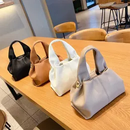 Fashion Female Shoulder Bag Solid Color Chain handbags luxury Bucket Womens Crossbody Casual Trendy Phone 240124