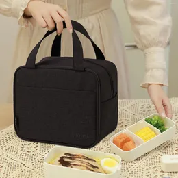 Storage Bags Lunch Bag Box Reusable High Capacity Insulated Tote Leakproof Thermal Cooler Sack Food Handbags Case ForTravel Work