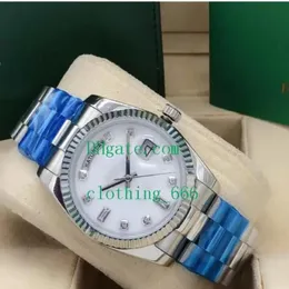 Męskie zegarek 5 Style 36 mm diamentowy tarcza 128348 128238 128235 Azja 2813 Ruch mechaniczny Automatyczne luksusowe zegarki mężczyzn 279e