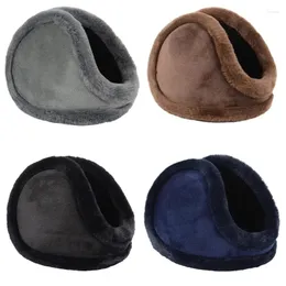 Beralar Kış Kulak Muffs Erkekler için Kadınlar Ayarlanabilir Peluş Isıtıcılar Açık Kayak Earmuffs H9ED