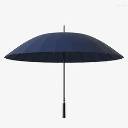 Paraplyer Sun Luxury Paraply Men Organisatörer Kvinnor Svart Vindtät Strong Folding Srain Gear