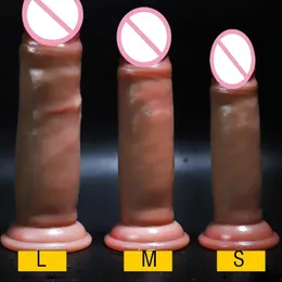 Realistische Dildos Echte Haut Penis SML Riesendildo Big Dick Sex Spielzeug Weibliche Masturbator Gspot Stimulator Erwachsene Produkte 240130