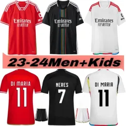 23 24 Fan Player Versione Benficas Soccer Maglie Seferovic Waldschmidt Pizzi Rafa G.Ramos 2024 Home Men Kit Kit Kit Shirts Otamendi Kokcu di Maria