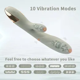 Wosilicone Klitoris Vagina Stimulation Vibrator Mädchen Heizung Kaninchen Vibrator G-punkt Massagegerät Erwachsene Sex Spielzeug 240130