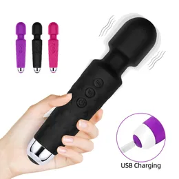 AV Vibrator Sex Toys for Woman g spot massager 강력한 마법 지팡이 음핵 자극기 진동 딜도 여성 제품 240202