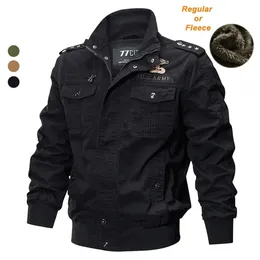 Militärjacka Men Spring Autumn Cotton Male Casual Air Force Flight S HOMBRE Plus Size M-6XL BOMBER 240131