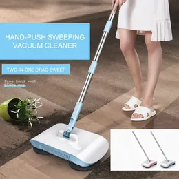 Floor Cleaning Machine Clean Household Sweep Lazy Kitchen Washer Vacuum Mop Magic Broom Robot Handle Sweeper Handy With Combo 240123