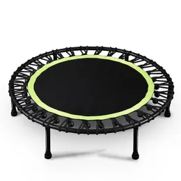 40 Silent Mini Trampoline Fitness Bungee Rebounder Cardio Training Humping Workout Equipment Max Load 330lbs 240127