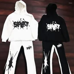 Kadın Hoodies Erkekler Hoodie Yaratıcı Mektup Baskılı Kapüşonlu Kazak Sonbahar/Kış Y2K Giyim Sokak Giyim Sweatshirt JCAKET Üst Kat