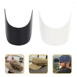 Berets 10pcs szczytowy wizjowy kapelusz zastępujący wtyczkę wtyczni Brim Form Brims Caps Wkładki wkładki plastikowej wyściółki